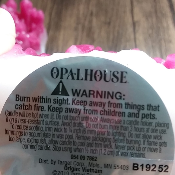 Opalhouse geode candle setpink & white - Picture 4 of 5
